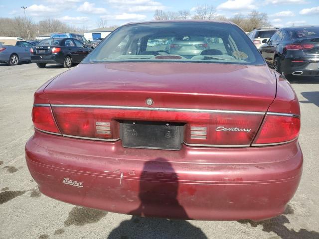 2G4WS52J541317088 - 2004 BUICK CENTURY CUSTOM BURGUNDY photo 6