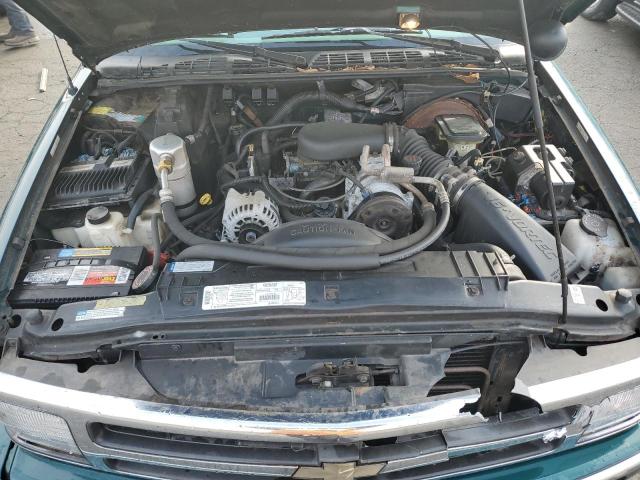 1GNDT13W1VK104983 - 1997 CHEVROLET BLAZER GREEN photo 11