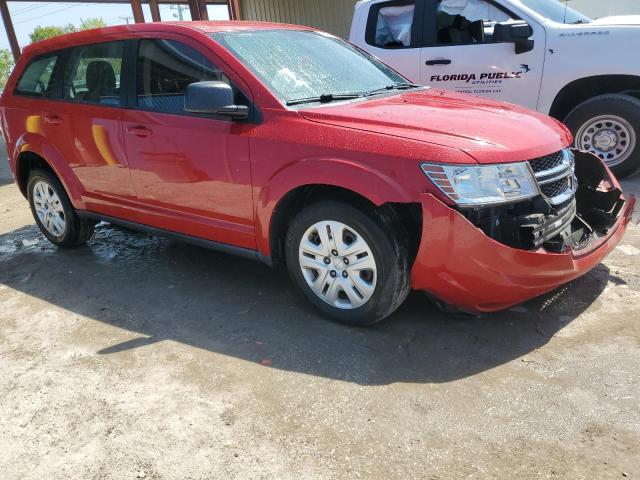 3C4PDCAB1FT687960 - 2015 DODGE JOURNEY SE RED photo 4