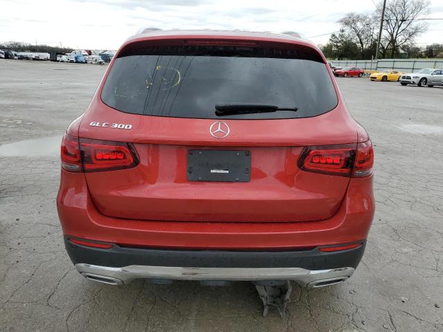 W1N0G8DB5MV320826 - 2021 MERCEDES-BENZ GLC 300 RED photo 6