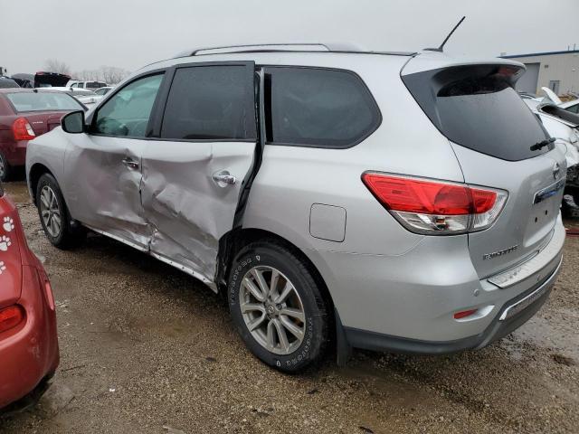 5N1AR2MM9FC608069 - 2015 NISSAN PATHFINDER S SILVER photo 2