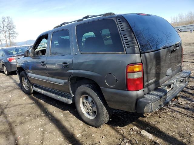 1GNEK13V92J198059 - 2002 CHEVROLET TAHOE K1500 GRAY photo 2