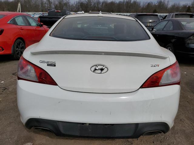 KMHHT6KD0BU044519 - 2011 HYUNDAI GENESIS CO 2.0T WHITE photo 6