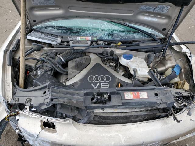 WAUED54B1YN038092 - 2000 AUDI A6 2.7T QUATTRO GOLD photo 11