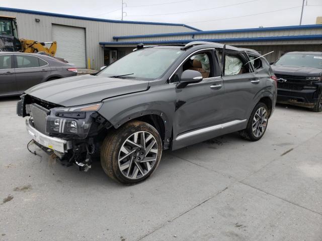 5NMS54ALXNH374584 - 2022 HYUNDAI SANTA FE CALLIGRAPHY GRAY photo 1