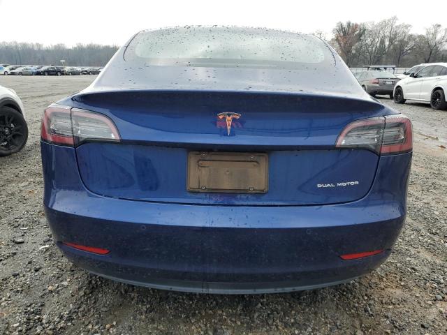 5YJ3E1EB6LF667000 - 2020 TESLA MODEL 3 BLUE photo 6