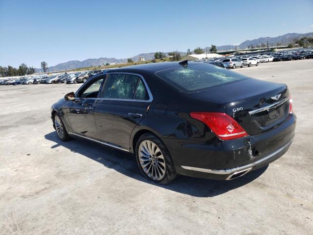 KMHG34JAXHU026321 - 2017 GENESIS G90 PREMIUM BLACK photo 2