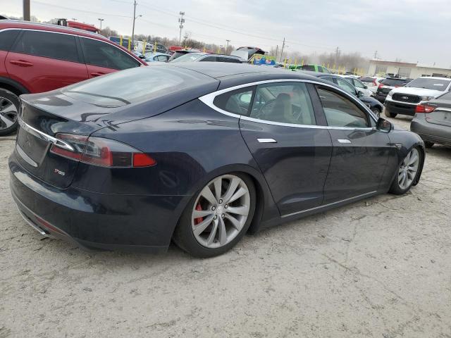 5YJSA1CP2DFP26714 - 2013 TESLA MODEL S BLUE photo 3