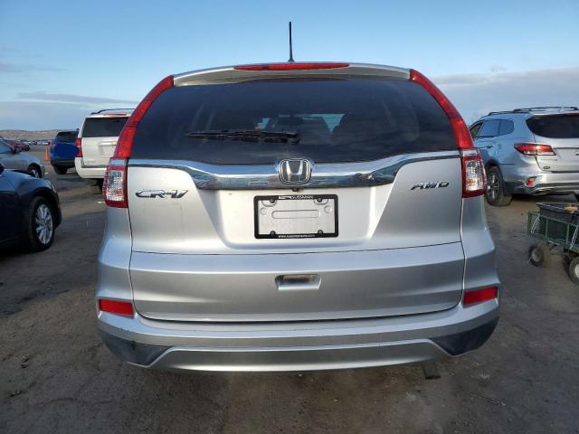 2HKRM4H51GH663576 - 2016 HONDA CR-V EX SILVER photo 6