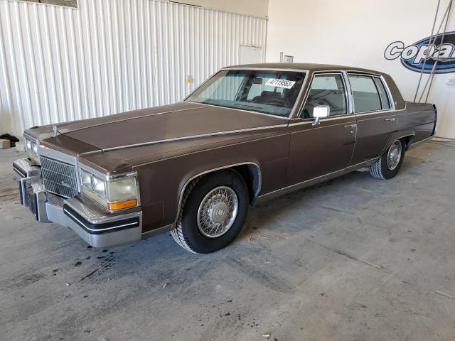 1G6AW6982E9150292 - 1984 CADILLAC FLEETWOOD BROUGHAM BROWN photo 1