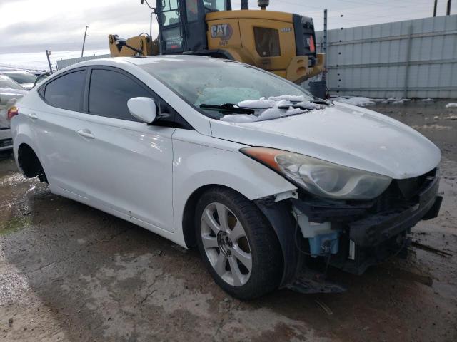 5NPDH4AE6BH007391 - 2011 HYUNDAI ELANTRA GLS WHITE photo 4