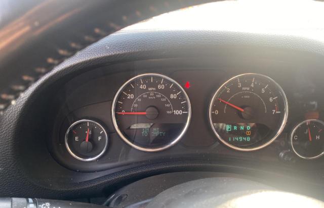 1C4HJWEGXCL123042 - 2012 JEEP WRANGLER U SAHARA BLACK photo 8