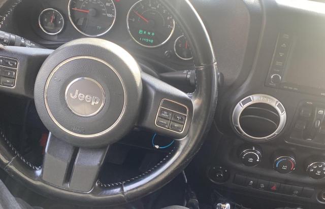 1C4HJWEGXCL123042 - 2012 JEEP WRANGLER U SAHARA BLACK photo 9