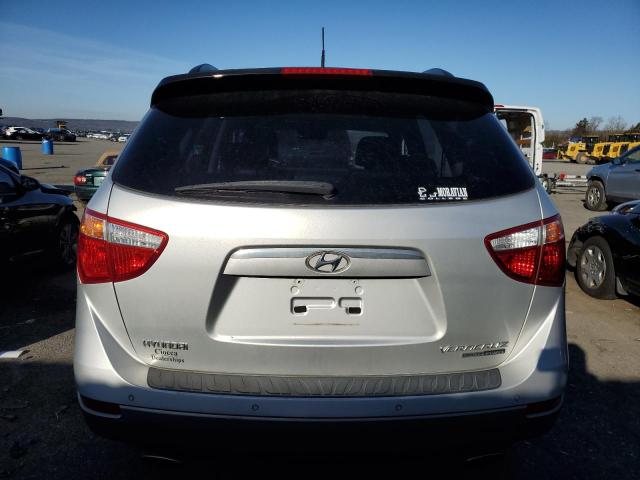 KM8NUDCC2AU133405 - 2010 HYUNDAI VERACRUZ GLS SILVER photo 6