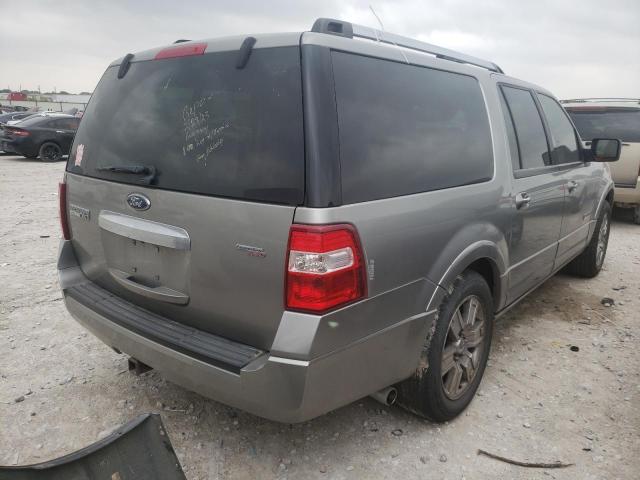 1FMFK20558LA85810 - 2008 FORD EXPEDITION EL LIMITED SILVER photo 3