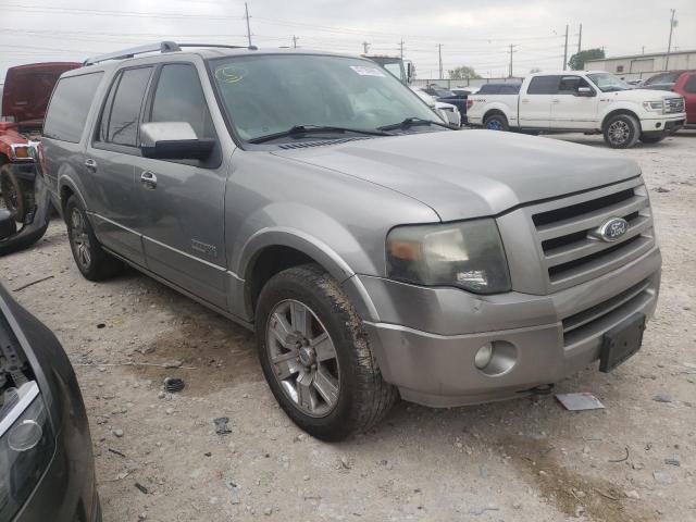 1FMFK20558LA85810 - 2008 FORD EXPEDITION EL LIMITED SILVER photo 4