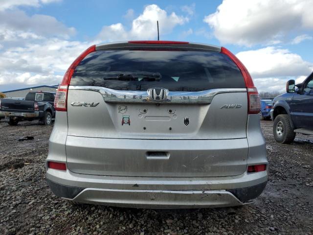 2HKRM4H57FH607687 - 2015 HONDA CR-V EX SILVER photo 6