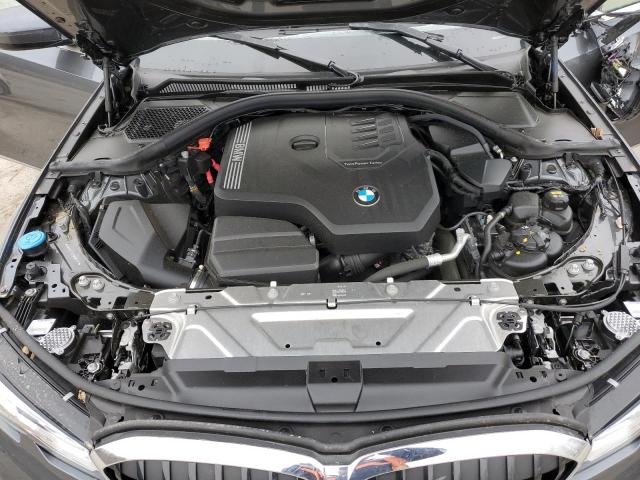 3MW5R7J03M8B51121 - 2021 BMW 330XI CHARCOAL photo 11