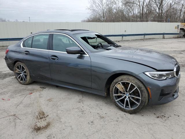3MW5R7J03M8B51121 - 2021 BMW 330XI Графитовый фото 4