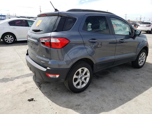 MAJ6S3GL3LC366243 - 2020 FORD ECOSPORT SE GRAY photo 3