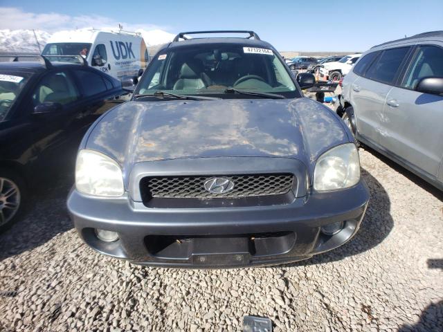 KM8SC73E14U641216 - 2004 HYUNDAI SANTA FE GLS BLUE photo 5