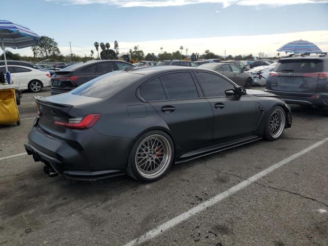 WBS43AY04RFT37132 - 2024 BMW M3 COMPETITION შავი ფოტო 3