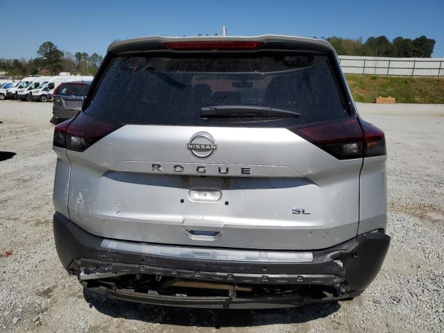 5N1BT3CA5PC744977 - 2023 NISSAN ROGUE SL SILVER photo 6