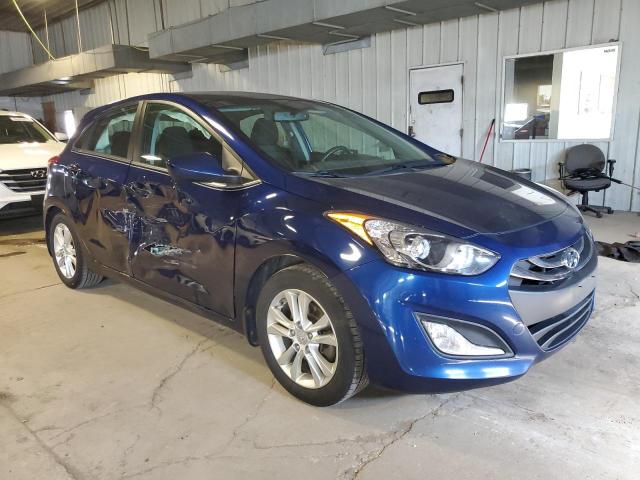 KMHD35LEXDU027052 - 2013 HYUNDAI ELANTRA GT BLUE photo 4