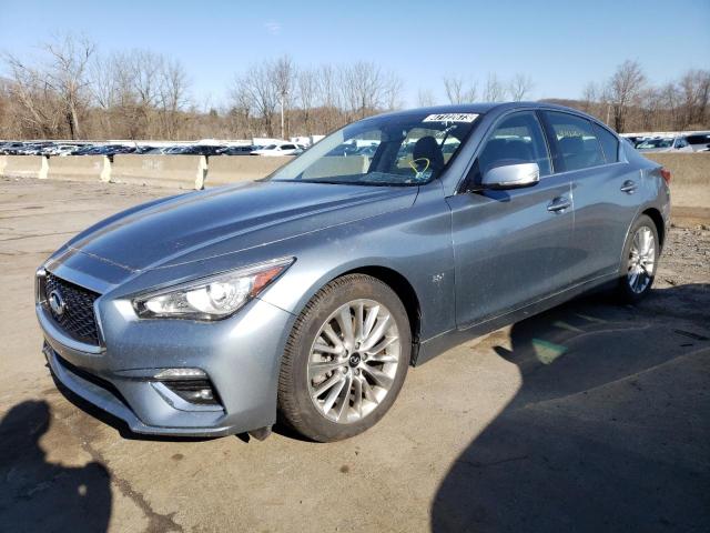 JN1EV7ARXLM256336 - 2020 INFINITI Q50 PURE BLUE photo 1