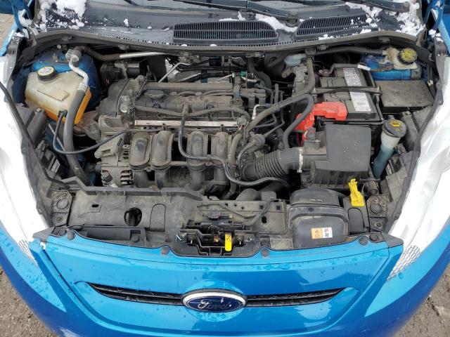 3FADP4EJ9CM169446 - 2012 FORD FIESTA SE BLUE photo 11