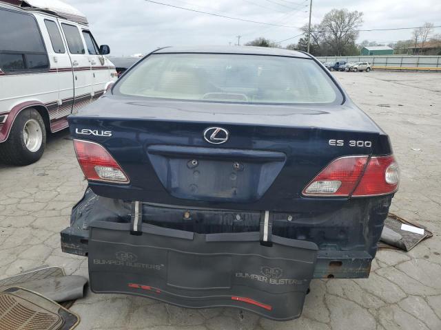 JTHBF30G336005652 - 2003 LEXUS ES 300 BLUE photo 6