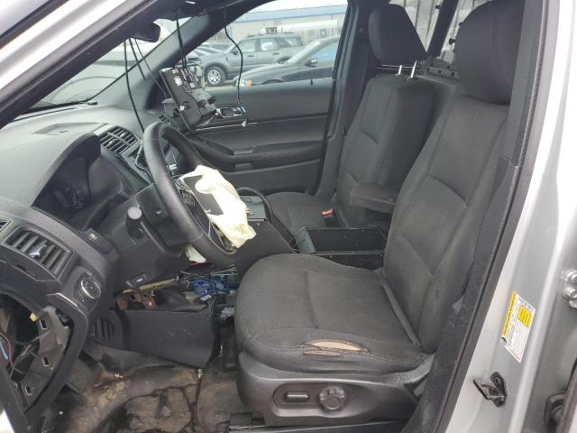 1FM5K8AR0JGB12667 - 2018 FORD EXPLORER POLICE INTERCEPTOR ვერცხლისფერი ფოტო 7