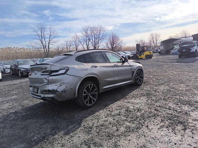 5YMUJ0C04LLA99557 - 2020 BMW X4 M COMPETITION GRAY photo 2