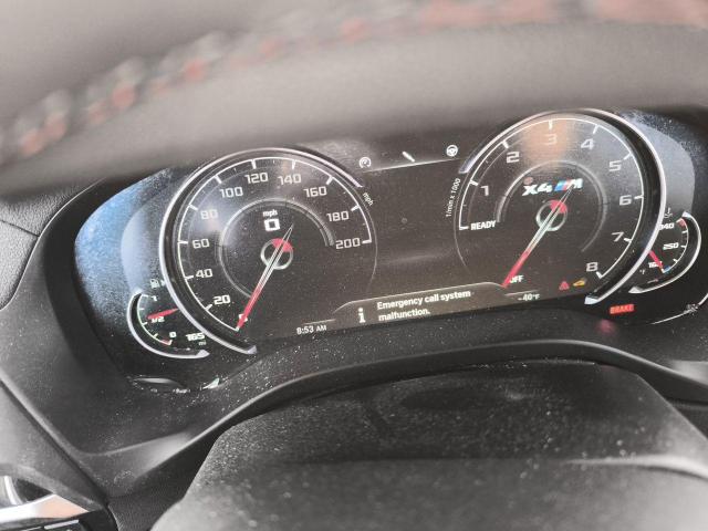 5YMUJ0C04LLA99557 - 2020 BMW X4 M COMPETITION GRAY photo 8