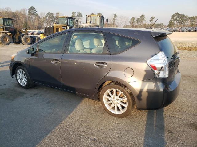 JTDZN3EU5E3301973 - 2014 TOYOTA PRIUS V GRAY photo 2