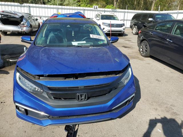 19XFC1F99KE009626 - 2019 HONDA CIVIC TOURING BLUE photo 5