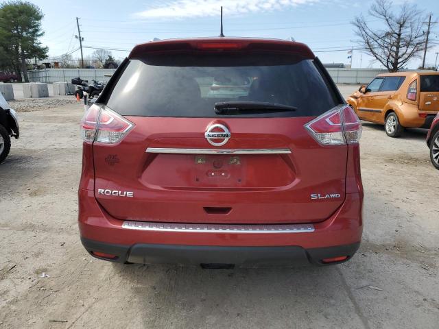 5N1AT2MV8FC802411 - 2015 NISSAN ROGUE S RED photo 6