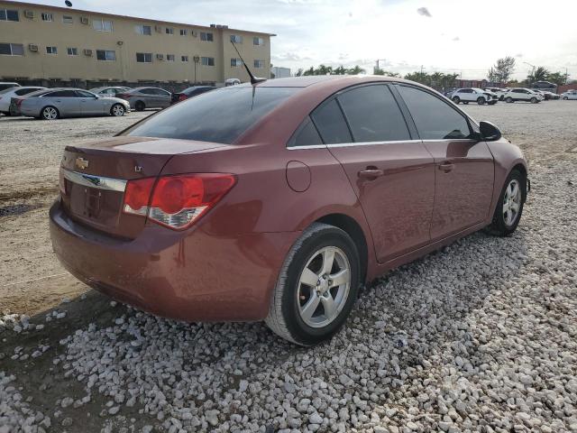 1G1PF5SCXC7253932 - 2012 CHEVROLET CRUZE LT BURGUNDY photo 3