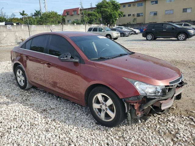 1G1PF5SCXC7253932 - 2012 CHEVROLET CRUZE LT BURGUNDY photo 4