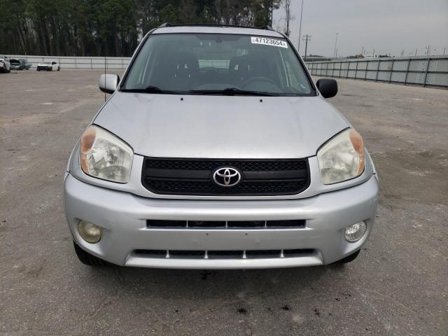 JTEHD20V940026290 - 2004 TOYOTA RAV4 SILVER photo 5