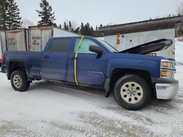 3GCUKPECXEG370639 - 2014 CHEVROLET SILVERADO K1500 BLUE photo 4