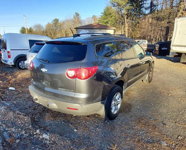 1GNKVFED5CJ422618 - 2012 CHEVROLET TRAVERSE LS GRAY photo 4