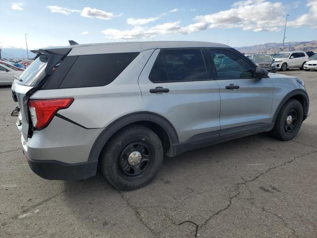 1FM5K8AC9NGA93280 - 2022 FORD EXPLORER POLICE INTERCEPTOR 银色 照片 3