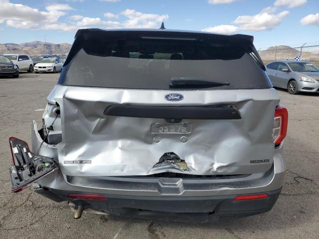 1FM5K8AC9NGA93280 - 2022 FORD EXPLORER POLICE INTERCEPTOR 银色 照片 6