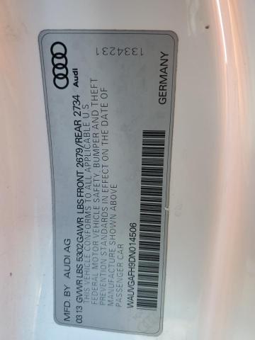 WAUVGAFH9DN014506 - 2013 AUDI S5 PRESTIGE WHITE photo 13