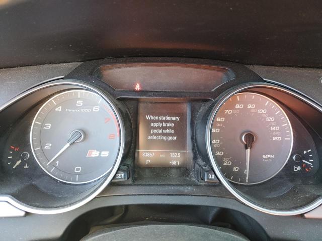 WAUVGAFH9DN014506 - 2013 AUDI S5 PRESTIGE WHITE photo 9