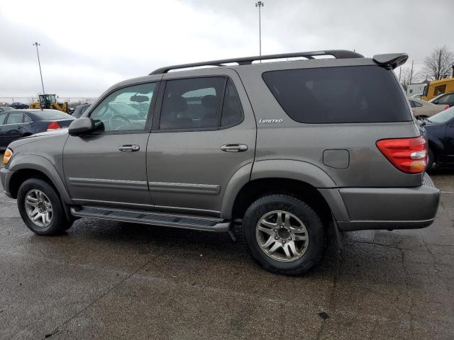 5TDBT48A44S227800 - 2004 TOYOTA SEQUOIA LIMITED GRAY photo 2