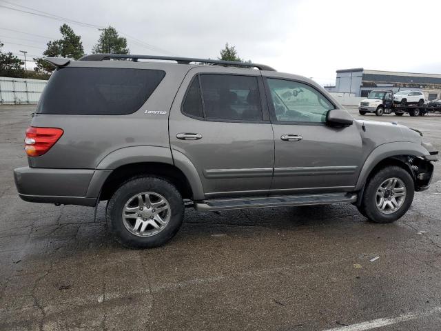 5TDBT48A44S227800 - 2004 TOYOTA SEQUOIA LIMITED GRAY photo 3