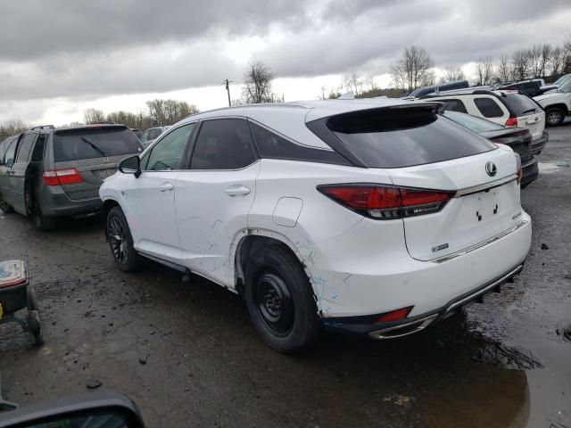 2T2YZMDAXLC255599 - 2020 LEXUS RX 350 F-SPORT WHITE photo 2