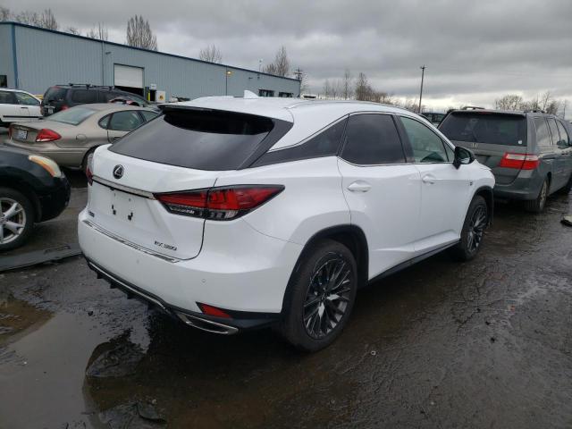 2T2YZMDAXLC255599 - 2020 LEXUS RX 350 F-SPORT WHITE photo 3